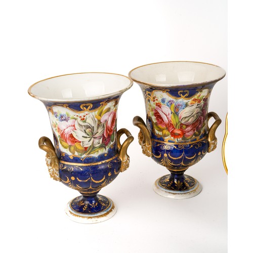 367 - A collection of Bloor Derby and Worcester porcelain, including a Royal Worcester mug painted by Stin... 