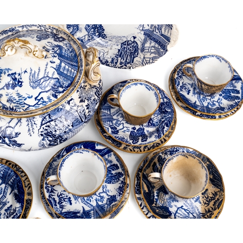 397 - A collection of Royal Crown Derby Mikado pattern porcelain, including six cups, five saucers, six si... 