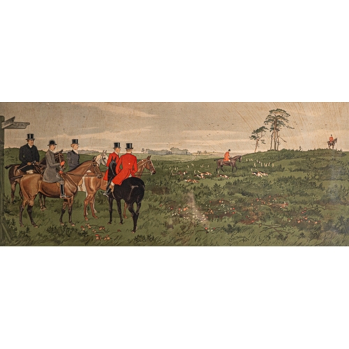 626 - Charles Baldock
Fox Hunting Scenes (Covert, Chase and Gone to Ground)
a set of three lithographs, 37... 