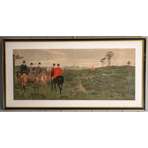 626 - Charles Baldock
Fox Hunting Scenes (Covert, Chase and Gone to Ground)
a set of three lithographs, 37... 