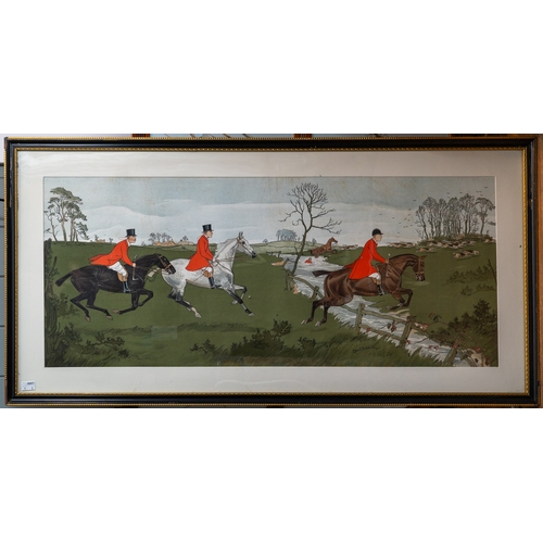 626 - Charles Baldock
Fox Hunting Scenes (Covert, Chase and Gone to Ground)
a set of three lithographs, 37... 