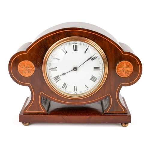 687 - An Edwardian desk time piece 'elephant', clock movement by Burlen, approx 16cm high x 20cm wide