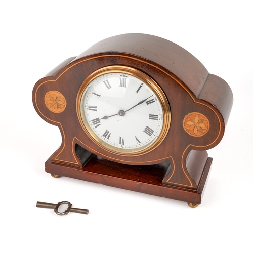 687 - An Edwardian desk time piece 'elephant', clock movement by Burlen, approx 16cm high x 20cm wide