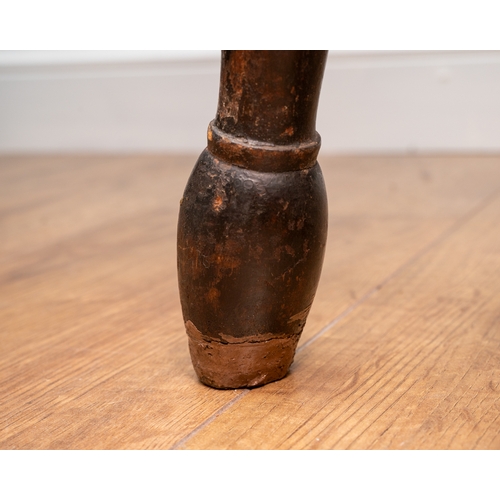 704 - Late 18th/early 19th century oak Windsor chair with Elm seat, the shaped back with spindles and pier... 