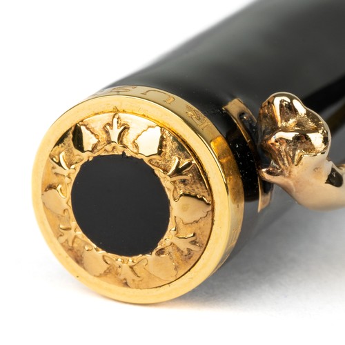 318 - OMAS Russian Empire Limited Edition 357/801 Fountain Pen
Raised designs in vermeil on black resin ba... 