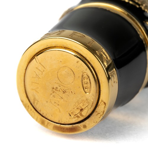 318 - OMAS Russian Empire Limited Edition 357/801 Fountain Pen
Raised designs in vermeil on black resin ba... 