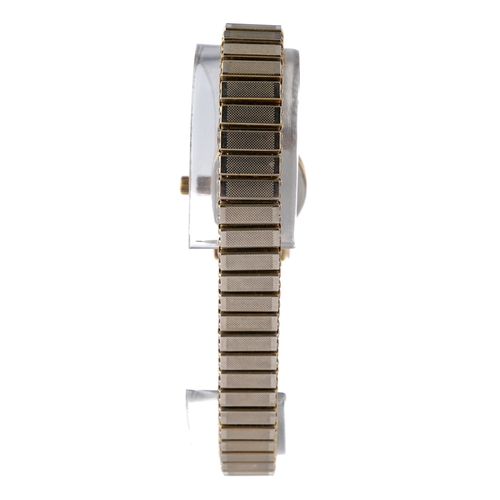 115 - A ladies Omega gold-plated wristwatch, with expanding strap