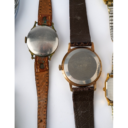 118 - A collection of ladies and gents wristwatches, including Seconda Automatic, Evertite, etc