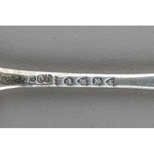 145 - A collection of silver to include: five Modern silver Hanoverian table spoons with six matching teas... 