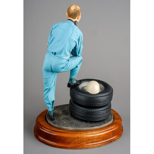 197 - Motor racing interest - Sir Stirling Moss, 16 Grand Prix Wins 1951-1961, a commemorative model made ... 