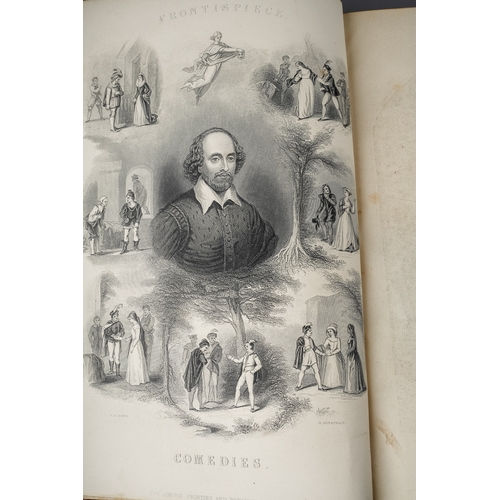 225 - The Complete Works of Shakespeare, Vols I, II & III (Comedies, Tragedies and Historical plays, poems... 