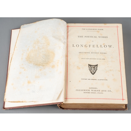 226 - The Poetical Works of Longfellow, Henry Wadworth, The Landsdowne Poets, published by Frederick Warne... 