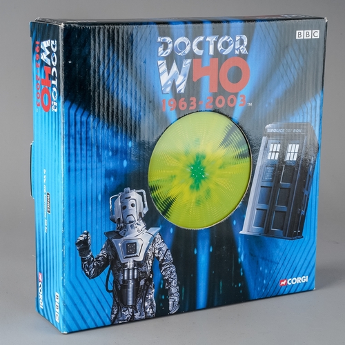 243 - Corgi: a Dr Who TY96203 40th Anniversary gift set, boxed with receipt