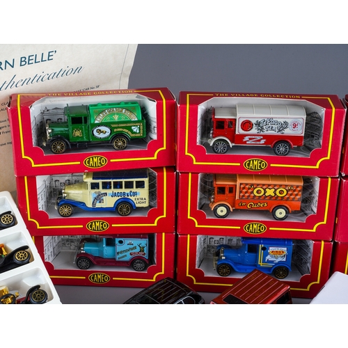 256 - A large collection of model vehicles, including Corgi Classics and Commercials, Days Gone, Cameo, et... 