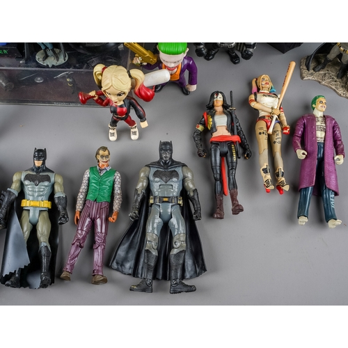 275 - Assorted collection of mainly Mattel DC Comic figures, all unboxed the majority Batman also included... 