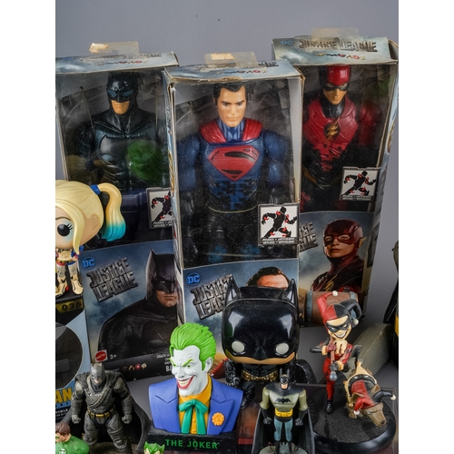 275 - Assorted collection of mainly Mattel DC Comic figures, all unboxed the majority Batman also included... 