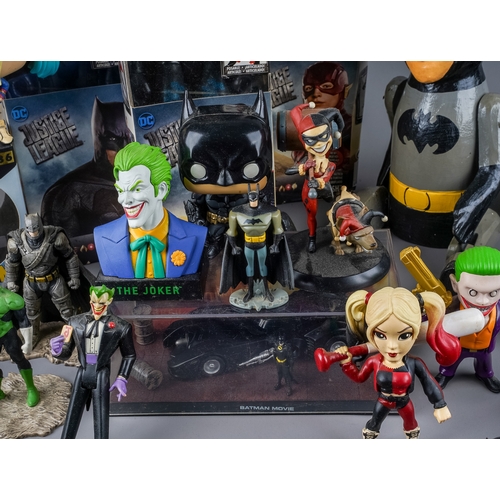 275 - Assorted collection of mainly Mattel DC Comic figures, all unboxed the majority Batman also included... 