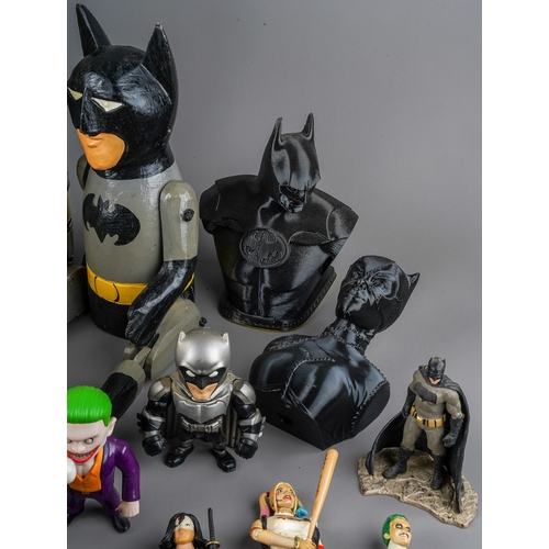 275 - Assorted collection of mainly Mattel DC Comic figures, all unboxed the majority Batman also included... 