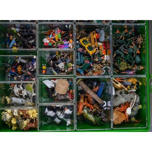 285 - Assorted collection of railway model farm animals, figures etc (Q -1 box)