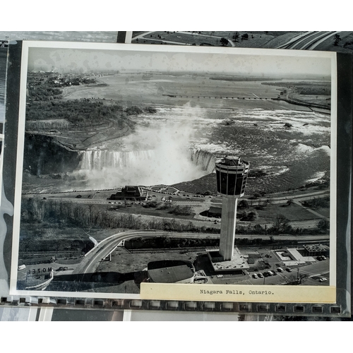 332 - 38 large original black and white photographs of construction of American Highways, early 1960s