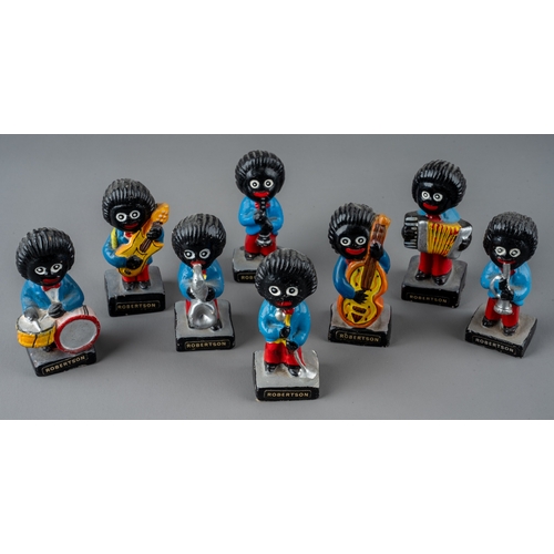 353 - A set of eight vintage Robertsons Jam advertising Jazz band ceramic figures (8)