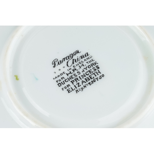 450 - Royal Interest: a collection of ceramics to include: 
1. Paragon china trio commissioned to celebrat... 