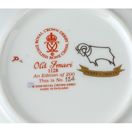 497 - A Royal Crown Derby limited edition commemorative bowl for Derbyshire County Cricket Club Centenary ... 