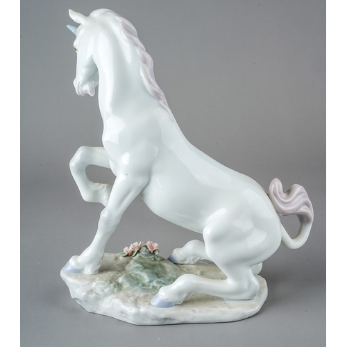 505 - A Lladro Privilege model of a Unicorn, no: 7697, impressed marks, in original box