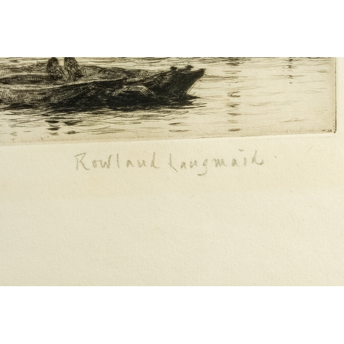 650 - after Rowland Langmaid (1897-1956)
Waterloo Bridge
drypoint etching, 17 x 41cm
signed in pencil lowe... 