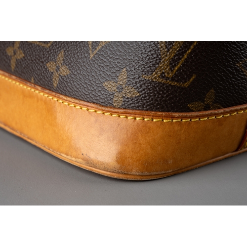 676 - Louis Vuitton - a monogram Alma handbag, the domed shaped satchel designed with maker's classic mono... 