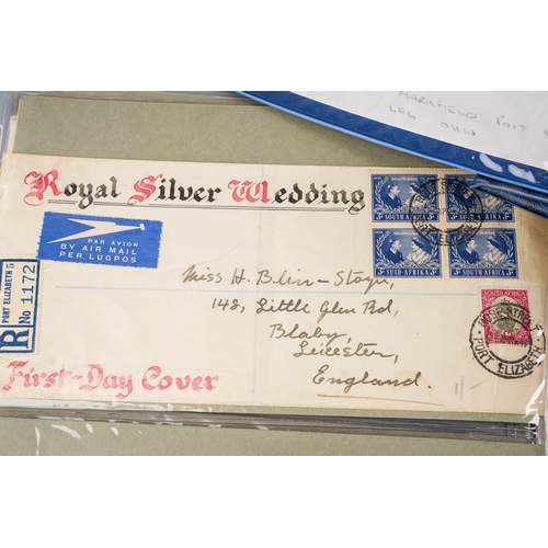 21 - Two albums of English First Day Covers, 1970s and 80s notable exception George VI & Queen Elizabeth ... 