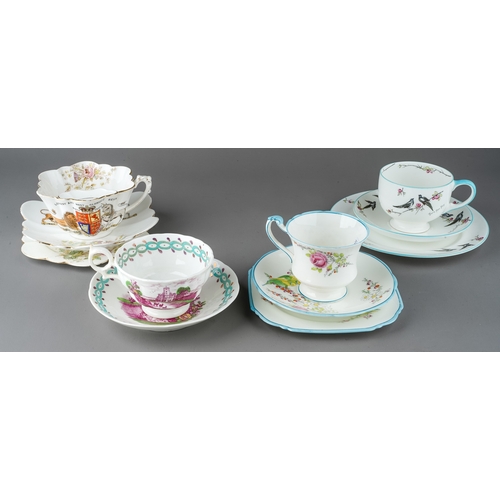 151 - Royal Interest: a collection of ceramics to include: 
1. Paragon china trio commissioned to celebrat... 