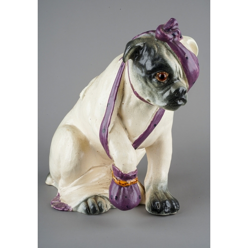 171 - Dog Interest: an early 20th Century Bretby figure titled 