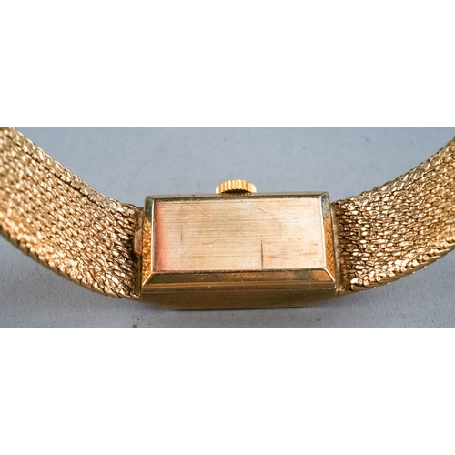 77 - ***PLEASE NOTE CHANGE TO DESCRIPTION - THIS IS 9CT GOLD** A ladies 9ct yellow gold Omega wristwatch,... 