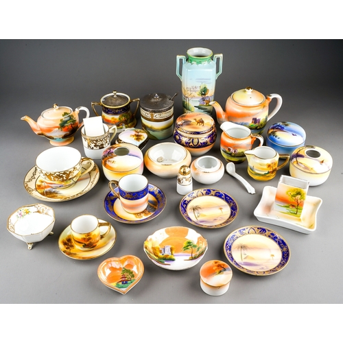 89 - An extensive collection of 20th Century Japanese Noritake china tea wares, various patterns (3 boxes... 