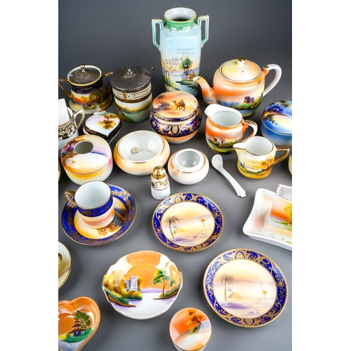 89 - An extensive collection of 20th Century Japanese Noritake china tea wares, various patterns (3 boxes... 