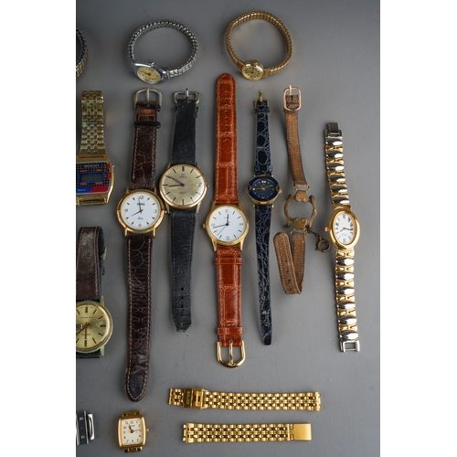 112 - A quantity of ladies and gent's wristwatches, including Sekonda, Rotary etc