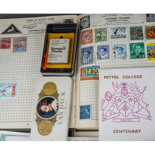 249 - A collection of stamps in three albums with a good set of 1960's - 70's mint GB including pairs.