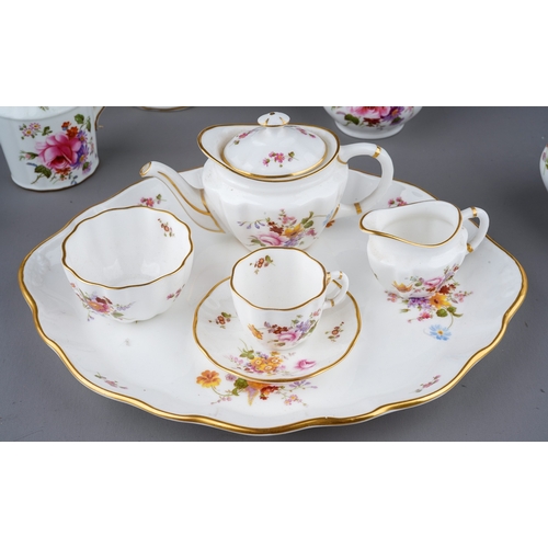 499 - Royal Crown Derby: a collection of Derby Posies to include a  miniature tea set comprising teapot, c... 