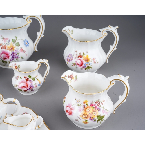 499 - Royal Crown Derby: a collection of Derby Posies to include a  miniature tea set comprising teapot, c... 