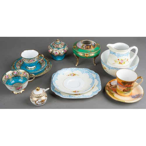 150 - Assorted Noritake to include part tea service, pair of candlesticks, tray, vase, pot pourri bowl, va... 