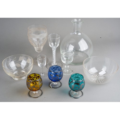 157 - Assorted drinking glasses etc (2 boxes)