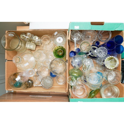 157 - Assorted drinking glasses etc (2 boxes)