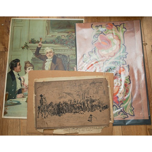 162 - assorted pictures, reproduction posters, watercolours, prints, photographs etc