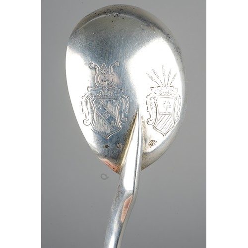 210 - A 19th century continental silver apostle spoon, circa 1870-1890 after an earlier 17th century Swiss... 