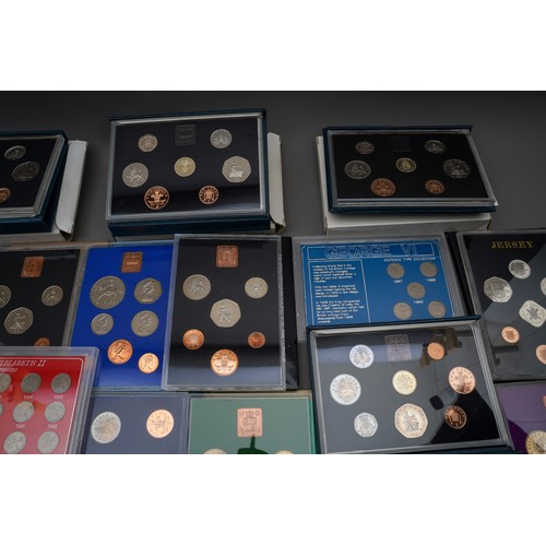 240 - A set running 1970 to 1988.
1981 Jersey Proof Set
Bank of Malta 1972
Queen Elizabeth II Sixpence set... 