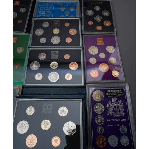 240 - A set running 1970 to 1988.
1981 Jersey Proof Set
Bank of Malta 1972
Queen Elizabeth II Sixpence set... 