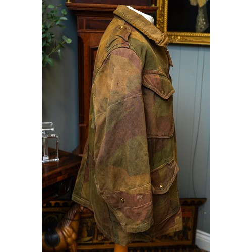 257 - WW2 British Airborne 2nd pattern Denison Camouflage Smock by Silberston & Sons. Size 1, 5ft 3 to 5ft... 