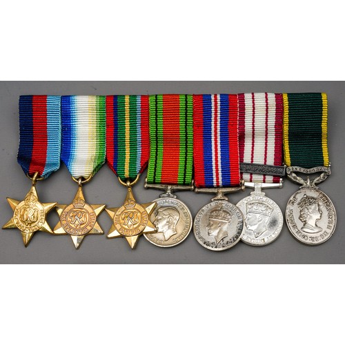 266 - WW2 British RAF AFC, 39/45 Star, Aircrew (F&G) Africa, Defence, War Medal and MID

WW2 British 1939/... 