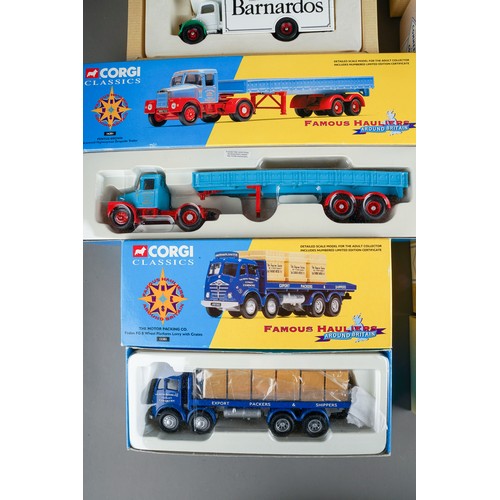 304 - Corgi classics 97087 Barnados, 97894 Pickfords, 97301 Bedford, 97894 Pickfords, 12301 Foden, 16201 P... 